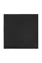 Allure Men Black Pin Dot Silk Pocket Square
