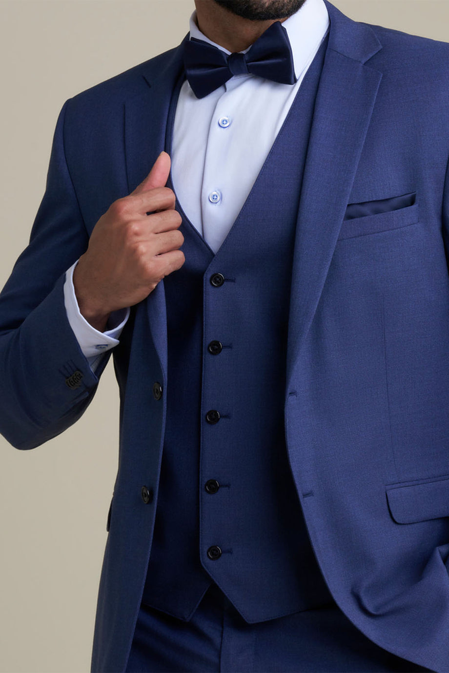 Allure Men Blue "Windsor" Vest