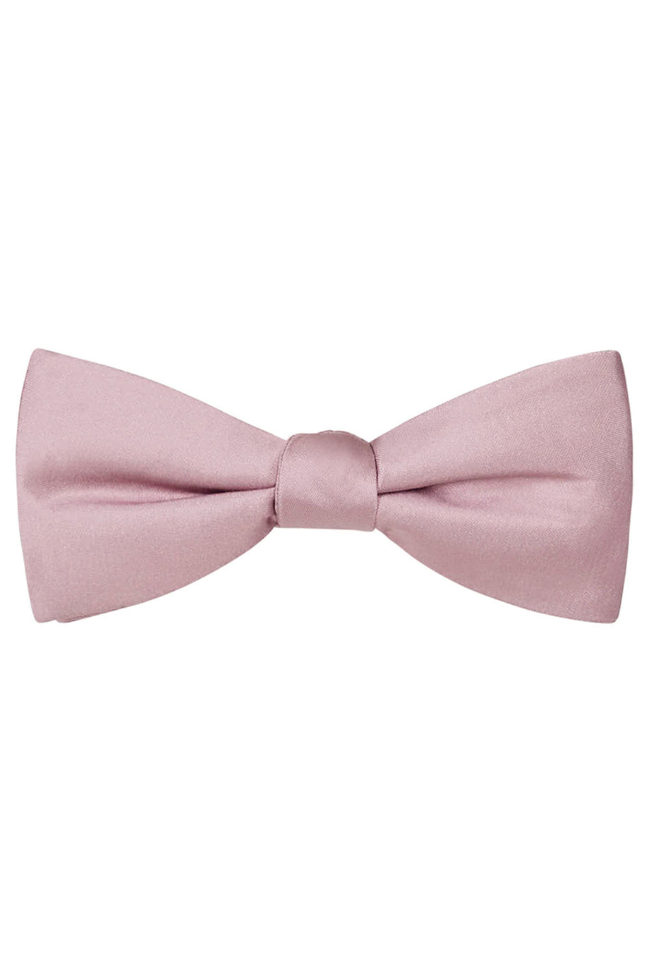 Allure Men Blush Solid Satin Silk Bow Tie