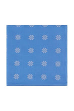 Allure Men Cornflower Floral Medallion Silk Pocket Square