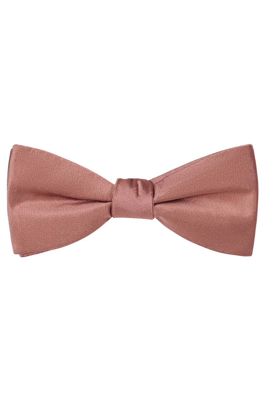 Allure Men Desert Rose Solid Satin Silk Bow Tie