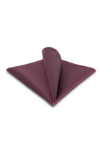 Allure Men Dusty Plum Pin Dot Silk Pocket Square
