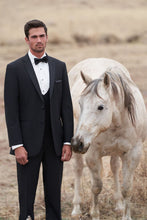 Allure Men "Essentials Notch" Black Tuxedo Jacket (Separates)