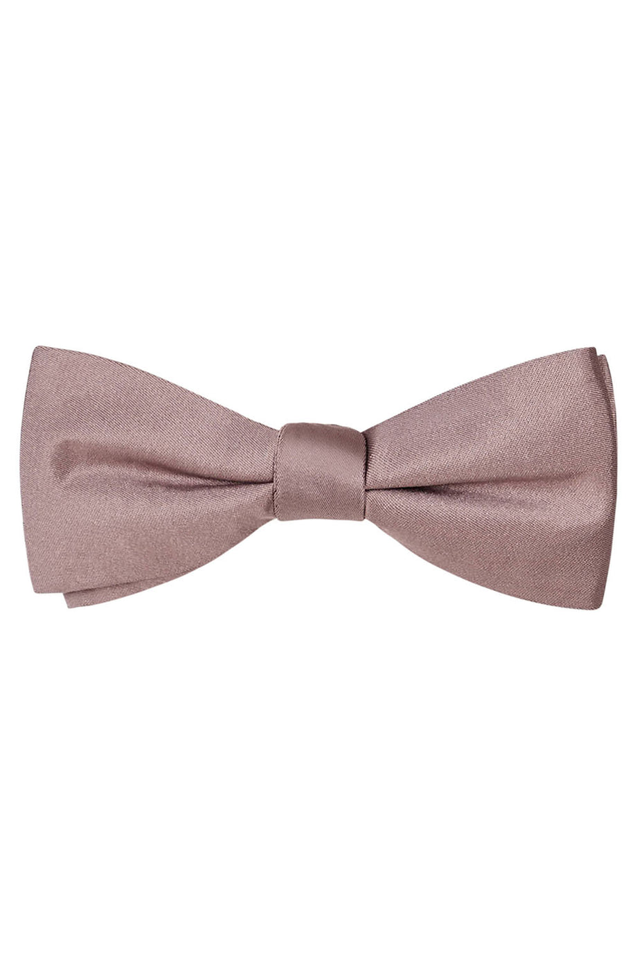 Allure Men Latte Solid Satin Silk Bow Tie