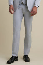 Allure Men "Mayfair" Light Grey Luxury Stretch Blend Suit Pants