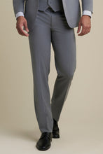 Allure Men "Mayfair" Medium Grey Luxury Stretch Blend Suit Pants