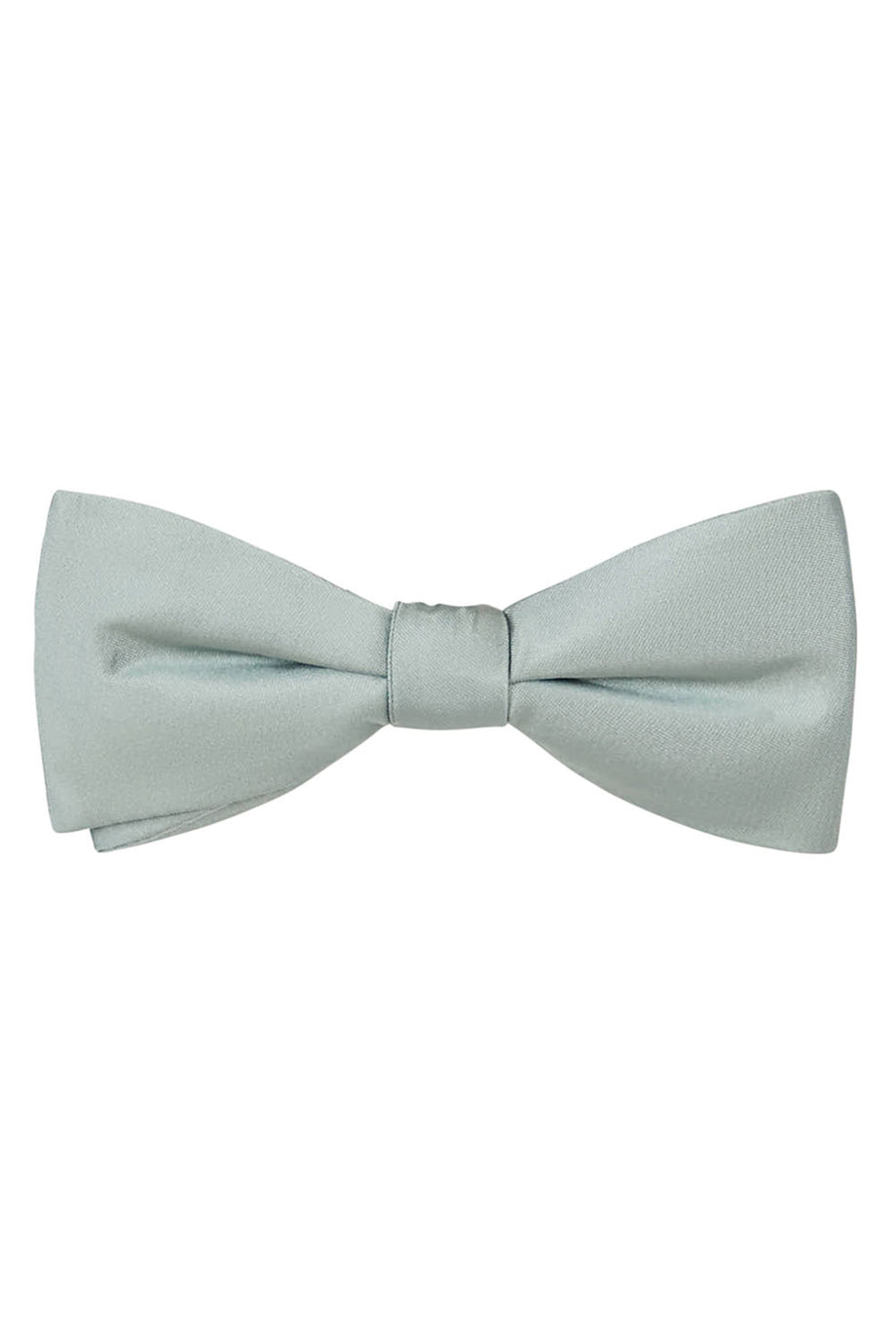 Allure Men Mint Solid Satin Silk Bow Tie
