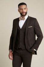 Allure Men "Savoy" Brown Suit Jacket (Separates)