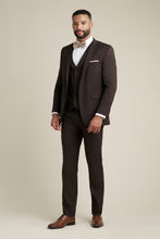 Allure Men "Savoy" Brown Suit Jacket (Separates)