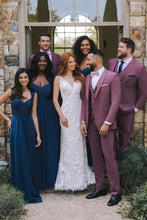 Allure Men "Savoy" Burgundy Suit Jacket (Separates)