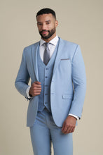 Allure Men "Savoy" Light Blue Suit Jacket (Separates)