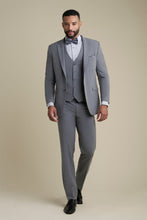 Allure Men "Savoy" Medium Grey Suit Jacket (Separates)