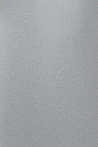Platinum Solid Satin Silk Pocket Square