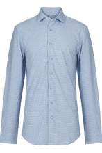 Allure Men "Vanguard" Blue Laydown Formal Shirt