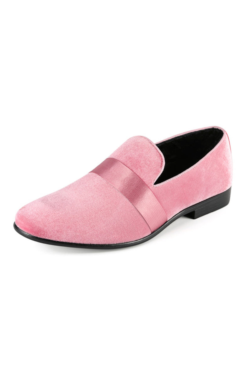 Amali "Knight" Pink Tuxedo Shoes