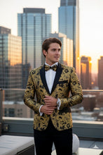 "Amsterdam" Gold Tuxedo Jacket (Separates)
