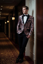 "Amsterdam" Pink Tuxedo Jacket (Separates)