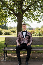 "Amsterdam" Pink Tuxedo Jacket (Separates)