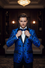 "Amsterdam" Royal Blue Tuxedo Jacket (Separates)