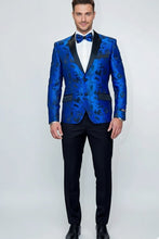 "Amsterdam" Royal Blue Tuxedo Jacket (Separates)