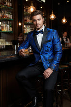 "Amsterdam" Royal Blue Tuxedo Jacket (Separates)