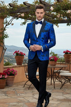 "Amsterdam" Royal Blue Tuxedo Jacket (Separates)