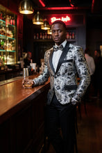 "Amsterdam" Silver Tuxedo Jacket (Separates)