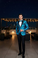 "Amsterdam" Turquoise Tuxedo Jacket (Separates)