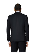 Bergamo Elegant "Ashford" Black 2-Button Notch Suit (3-Piece Set)