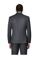 Bergamo Elegant "Ashford" Charcoal 2-Button Notch Suit (3-Piece Set)