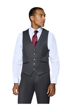 Bergamo Elegant "Ashford" Charcoal 2-Button Notch Suit (3-Piece Set)