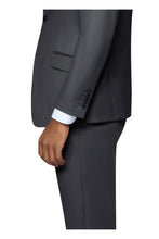 Bergamo Elegant "Ashford" Charcoal 2-Button Notch Suit (3-Piece Set)