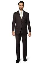 Bergamo Elegant "Ashford" Dark Brown 2-Button Notch Suit (3-Piece Set)