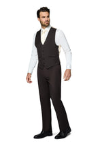 Bergamo Elegant "Ashford" Dark Brown 2-Button Notch Suit (3-Piece Set)