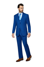 Bergamo Elegant "Ashford" French Blue 2-Button Notch Suit (3-Piece Set)