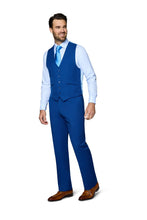 Bergamo Elegant "Ashford" French Blue 2-Button Notch Suit (3-Piece Set)