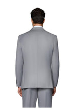 Bergamo Elegant "Ashford" Light Grey 2-Button Notch Suit (3-Piece Set)