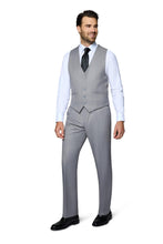 Bergamo Elegant "Ashford" Light Grey 2-Button Notch Suit (3-Piece Set)