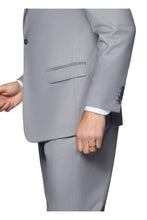 Bergamo Elegant "Ashford" Light Grey 2-Button Notch Suit (3-Piece Set)