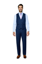 Bergamo Elegant "Ashford" New Blue 2-Button Notch Suit (3-Piece Set)