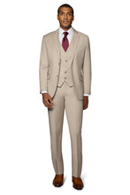Bergamo Elegant "Ashford" Tan 2-Button Notch Suit (3-Piece Set)