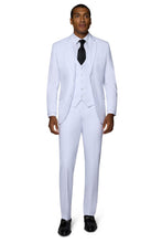 Bergamo Elegant "Ashford" White 2-Button Notch Suit (3-Piece Set)