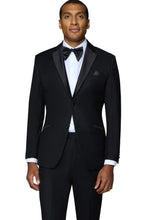 Bergamo Elegant "Pembroke" Black 2-Button Notch Tuxedo (2-Piece Set)