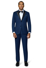 Bergamo Elegant "Pembroke" New Blue 2-Button Notch Tuxedo (2-Piece Set)