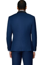 Bergamo Elegant "Winslow" New Blue 1-Button Notch Tuxedo (2-Piece Set)