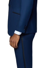Bergamo Elegant "Winslow" New Blue 1-Button Notch Tuxedo (2-Piece Set)