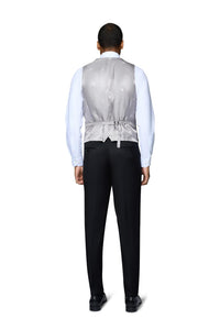 "Ashford" Black 2-Button Notch Suit (3-Piece Set)