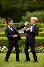 BLACKTIE "Kingston" Kids Onyx Black Tuxedo (5-Piece Set)