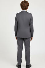 BLACKTIE "Liam" Kids Charcoal Suit (5-Piece Set)