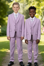 "Liam" Kids Lavender Suit (5-Piece Set)